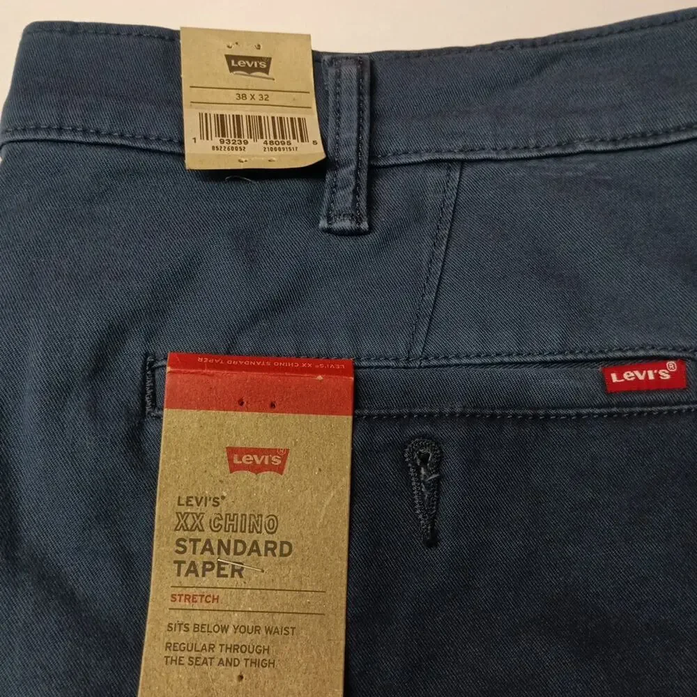 Levi's‎ XX Standard Taper Chino Pants Men's Size 38x32 Blue